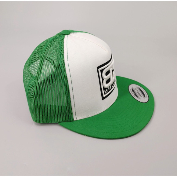 2 B'HOOD Hat Green Mesh Classic Snapback Trucker Bundle - Picture 6 of 15